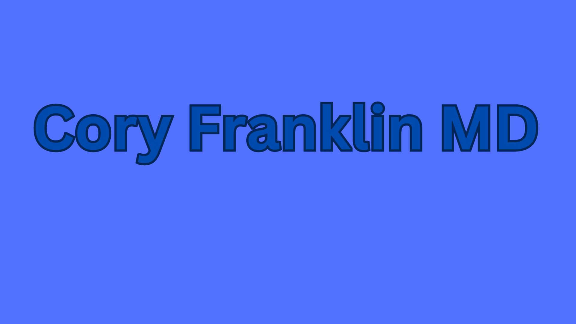 Cory Franklin MD